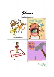 Idioms worksheets