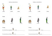 English worksheet: physical descritpion