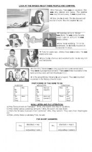 English Worksheet: Slide for past simple tense