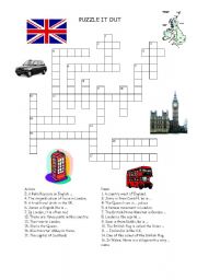 English Worksheet: Puzzle it out