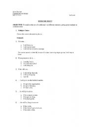 English Worksheet: Conditionals