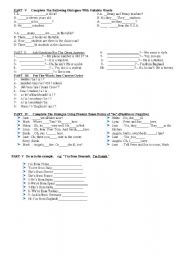 English Worksheet: general exercises