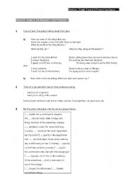 English Worksheet: SIMPLE PRESENT VERSUS PRESENT CONTINUOUS