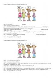 English Worksheet: Clothes