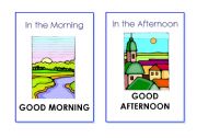 English Worksheet: Times of Day 