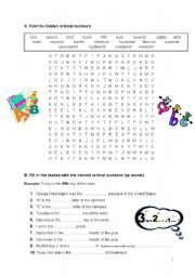 Ordinal numbers