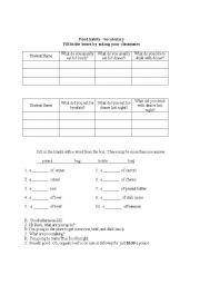 English Worksheet: Food habits - Shopping Vocabulary