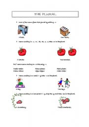 English Worksheet: Plurals