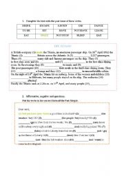 English worksheet: Past exercises