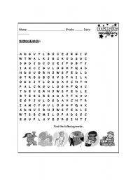 English worksheet: crosswords actions