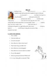 English worksheet: BELLA