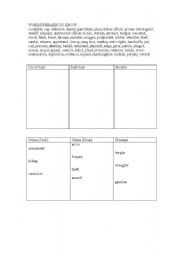 English Worksheet: Crime vocabulary