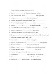 English worksheet: make or do