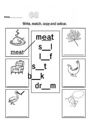 English Worksheet: Phonics Worksheets