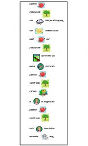English Worksheet: I AM AN APPLE
