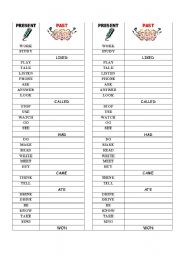 English Worksheet: Verbs in the Simple Past