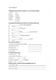 English Worksheet: quiz