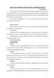 English Worksheet: simple present