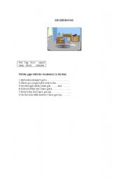 English Worksheet: My bedroom