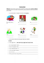 English Worksheet: Used to