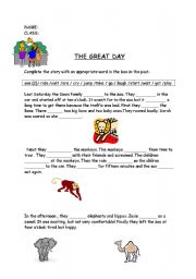 English Worksheet: past tense