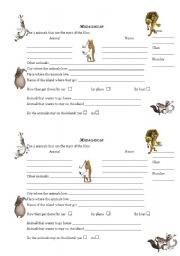 English Worksheet: Madagascar