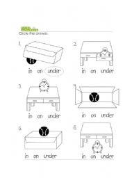 English Worksheet: preposition 