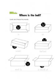 English Worksheet: preposition