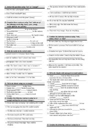 English Worksheet: too_enough