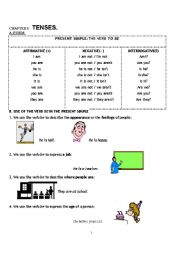 English Worksheet: Simple Present Tense