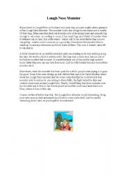 English Worksheet: Lough Ness Monster