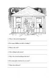 English Worksheet: Question words