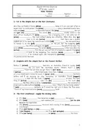 Grammar worksheet