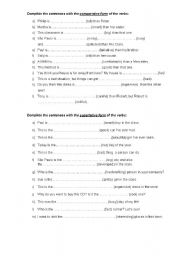 English worksheet: Comparative and Superlatives