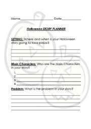 Halloween Graphic Organizer