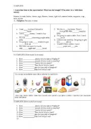 countable and uncountable nouns