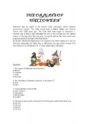 English Worksheet: HALLOWEEN