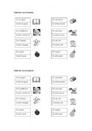 English worksheet: practice it is / it is not