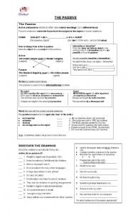 English Worksheet: the passive