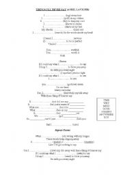 English worksheet: Song: Avril Lavigne 