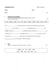 English worksheet: Grammar Past & Present Simple