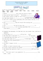 English Worksheet: simple past