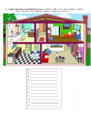 English Worksheet: PREPOSITIONS / FURNITURE