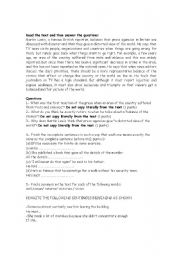 English worksheet: Intermediate revision 