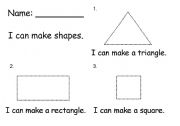 I can make shapes