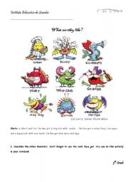 English Worksheet: Monsters