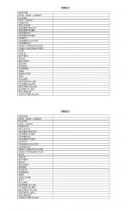 English Worksheet: animals