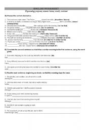 English Worksheet: Linkers / Conjunctions