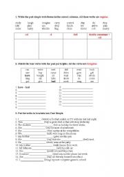 English Worksheet: Past Simple