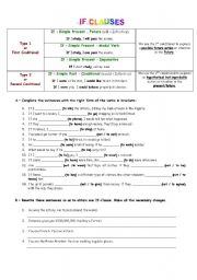 English Worksheet: If clauses - type 2